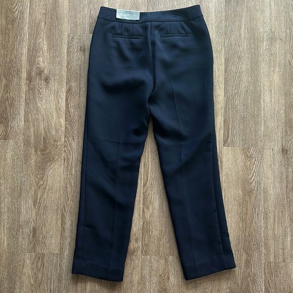 NWT Talbots Seasonless Crepe Straight Leg Pants Navy Size 2 Business Casual - Picture 6 of 6